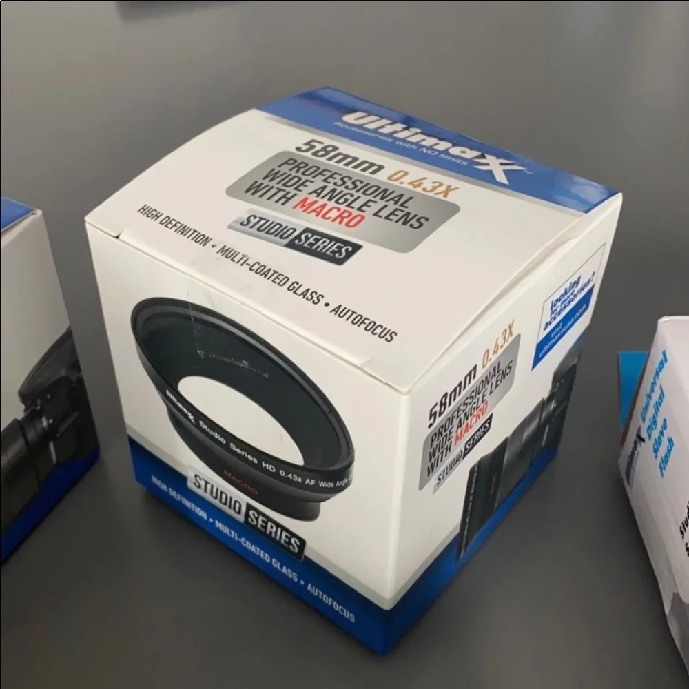 Ultimaxx Professional Camera Accessories Lens & More lot HD